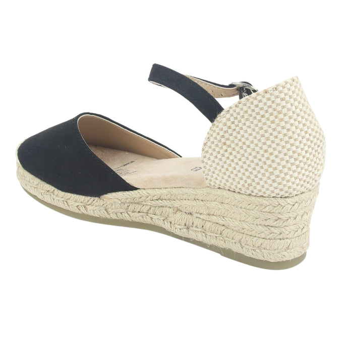 Alpargatas Chalada Mujer Parati-10 Negro Casual Tacones Bajos Chalada