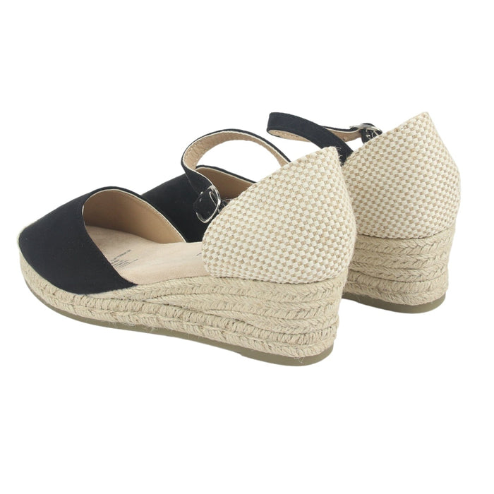 Alpargatas Chalada Mujer Parati-10 Negro Casual Tacones Bajos Chalada