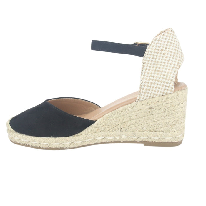 Alpargatas Chalada Mujer Penny-2 Negro Plataforma Tacones Altos Chalada