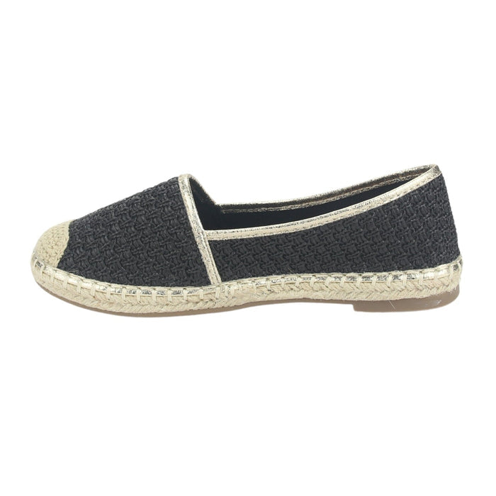 Alpargatas Chalada Mujer Poetto-1 Negro Casual Zapatos Planos Comfort Chalada