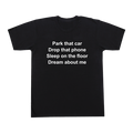 Anthems Tee - Black / White