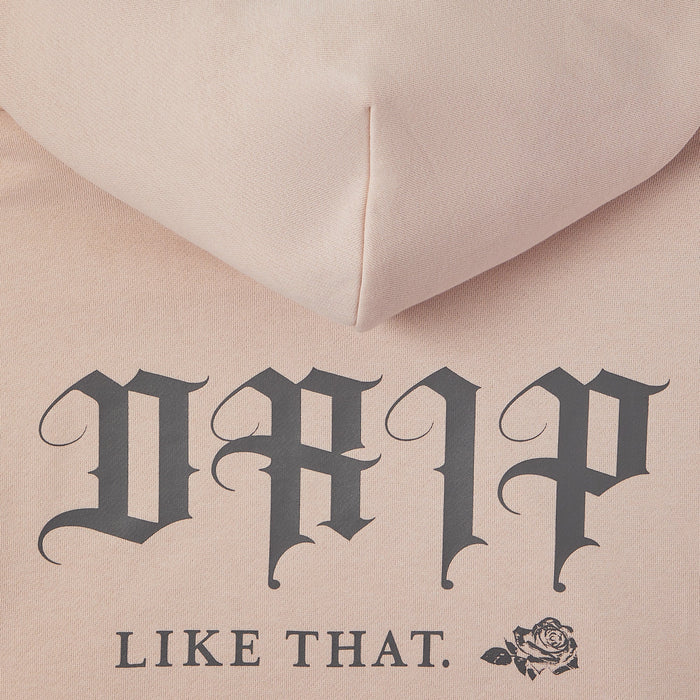 ANTIQUE GRAPHIC HOODIE- ROSE
