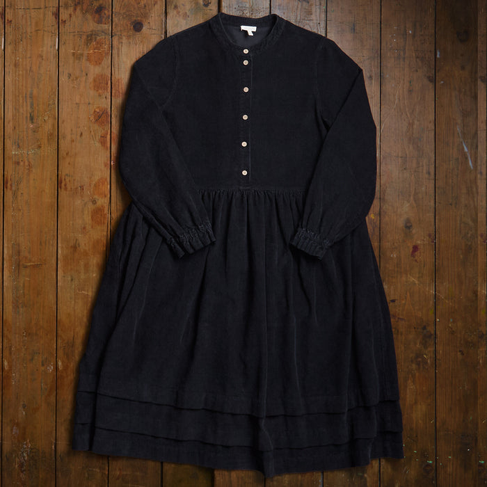 Ash Women's Dress - Cotton Corduroy -  Black