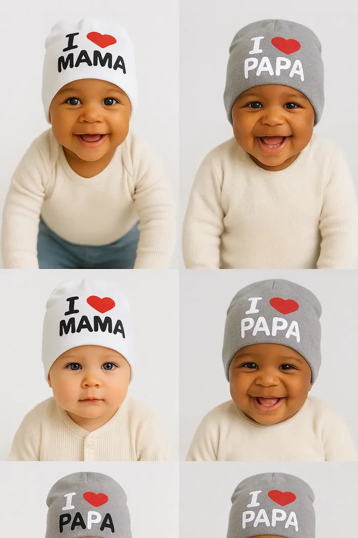Baby Winter Hat – Soft Cotton Stretch, Snug Fit