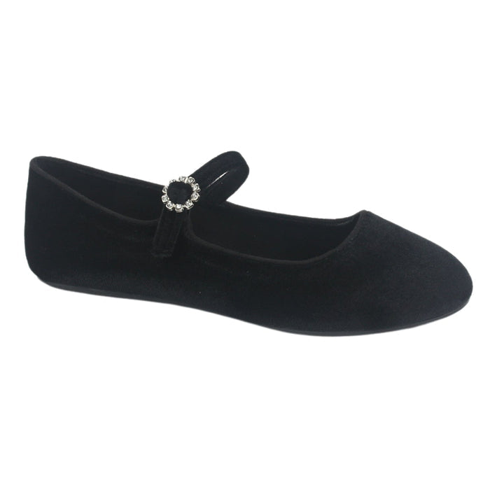 Ballerina Chalada Mujer Capo-2 Negro Plano Ballerinas Chalada