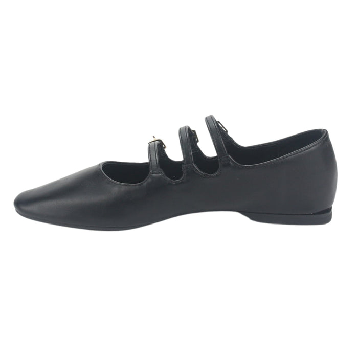 Ballerina Chalada Mujer Capo-3 Negro Plano Zapatos Planos Comfort Chalada