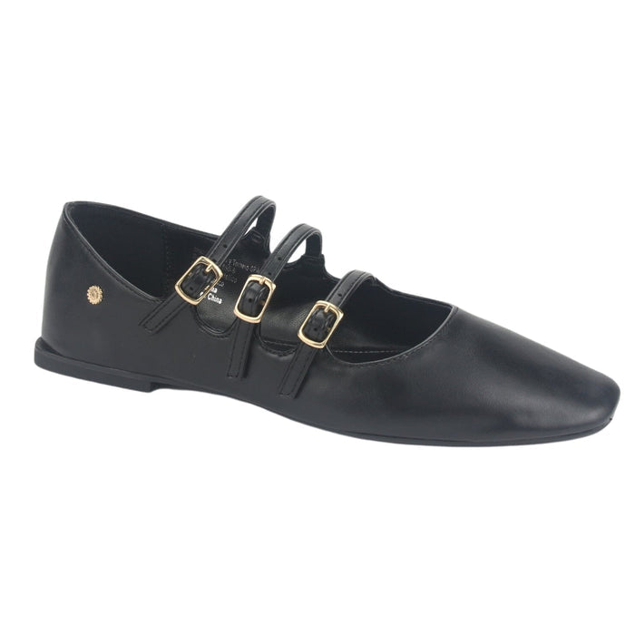 Ballerina Chalada Mujer Capo-3 Negro Plano Zapatos Planos Comfort Chalada