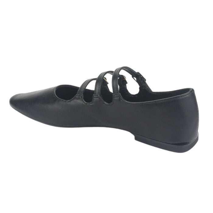 Ballerina Chalada Mujer Capo-3 Negro Plano Zapatos Planos Comfort Chalada