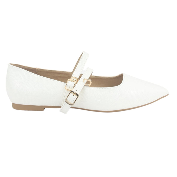 Ballerina Chalada Mujer Maris-5 Blanco Casual Ballerinas Chalada
