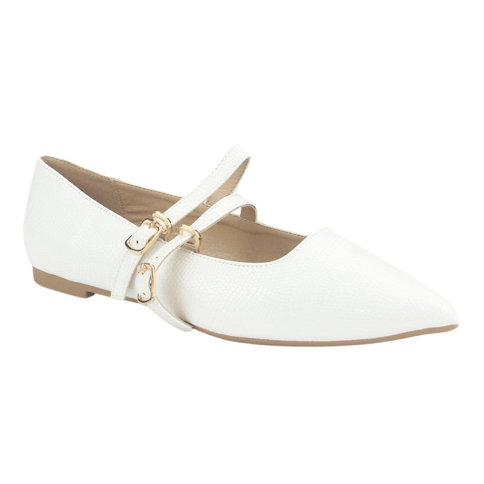 Ballerina Chalada Mujer Maris-5 Blanco Casual Ballerinas Chalada