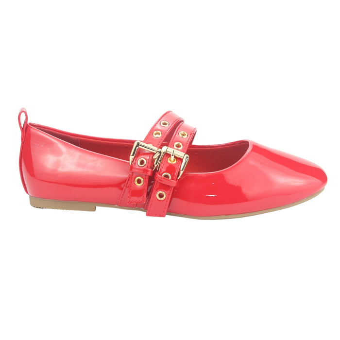 Ballerina Chalada Mujer Miu-3 Rojo Casual Ballerinas Chalada