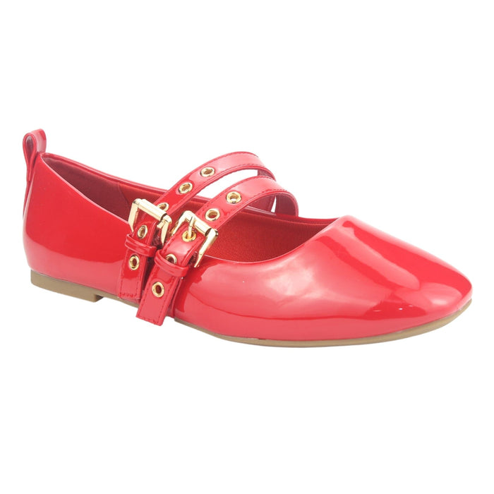 Ballerina Chalada Mujer Miu-3 Rojo Casual Ballerinas Chalada