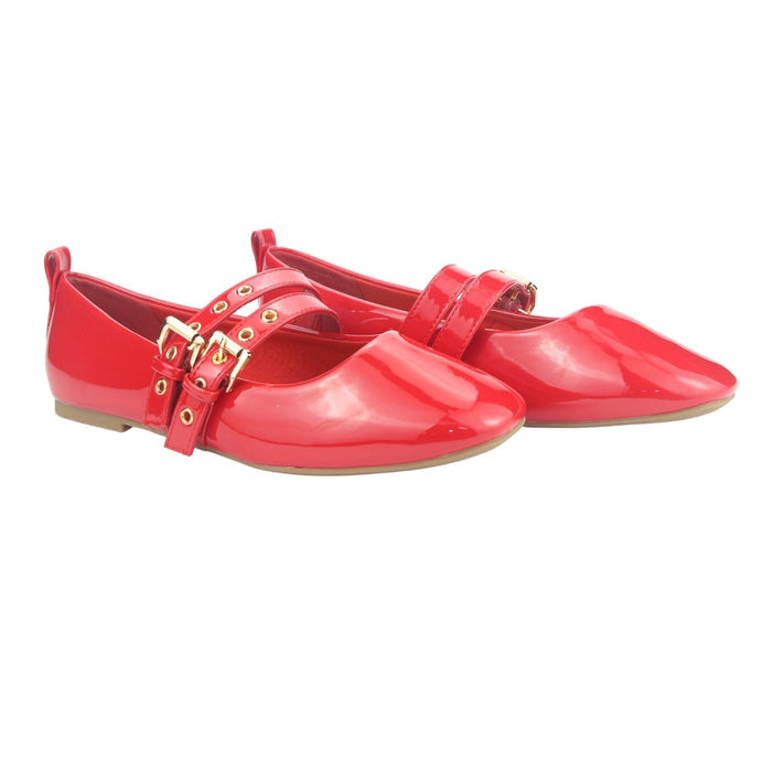 Ballerina Chalada Mujer Miu-3 Rojo Casual Ballerinas Chalada