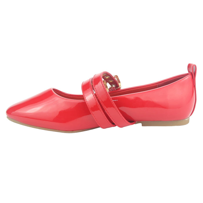 Ballerina Chalada Mujer Miu-3 Rojo Casual Ballerinas Chalada