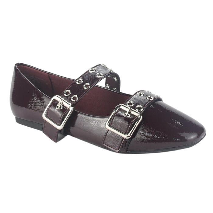Ballerina Chalada Mujer Miu-7 Burdeo Casual Ballerinas Chalada