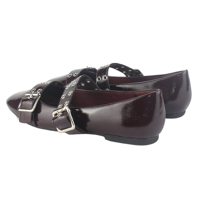Ballerina Chalada Mujer Miu-7 Burdeo Casual Ballerinas Chalada