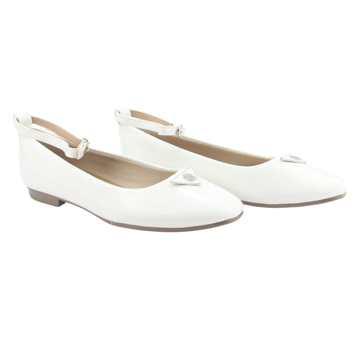 Ballerina Chalada Mujer Nazzer-1 Blanco Casual Ballerinas Chalada