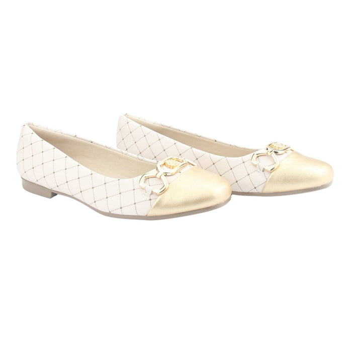 Ballerina Chalada Mujer Nazzer-2 Dorado Casual Ballerinas Chalada