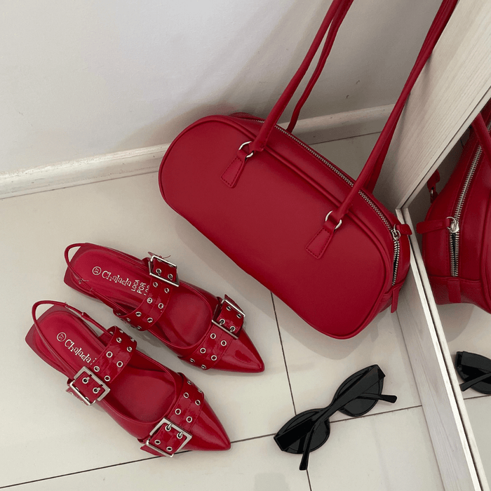 Ballerina Mujer Chalada Slik-1 Rojo Casual Ballerinas Chalada