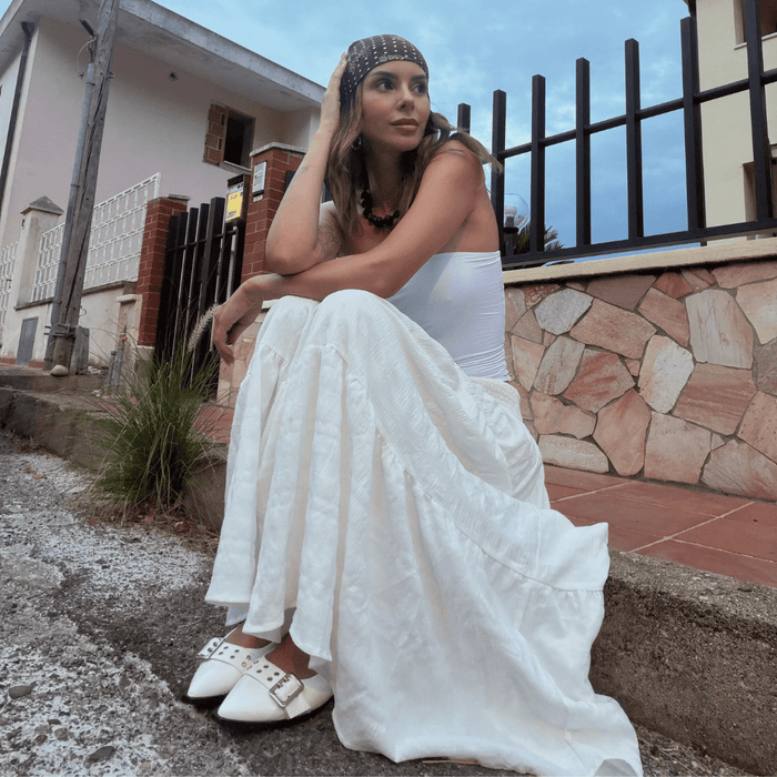 Ballerina Mujer Chalada Slik-21 Blanco Casual Ballerinas Chalada