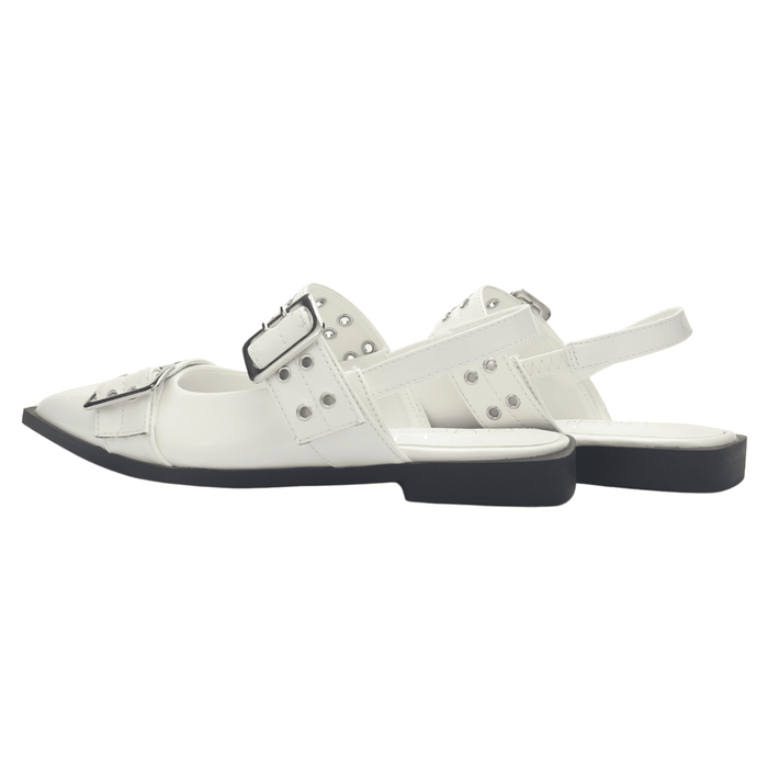 Ballerina Mujer Chalada Slik-21 Blanco Casual Ballerinas Chalada