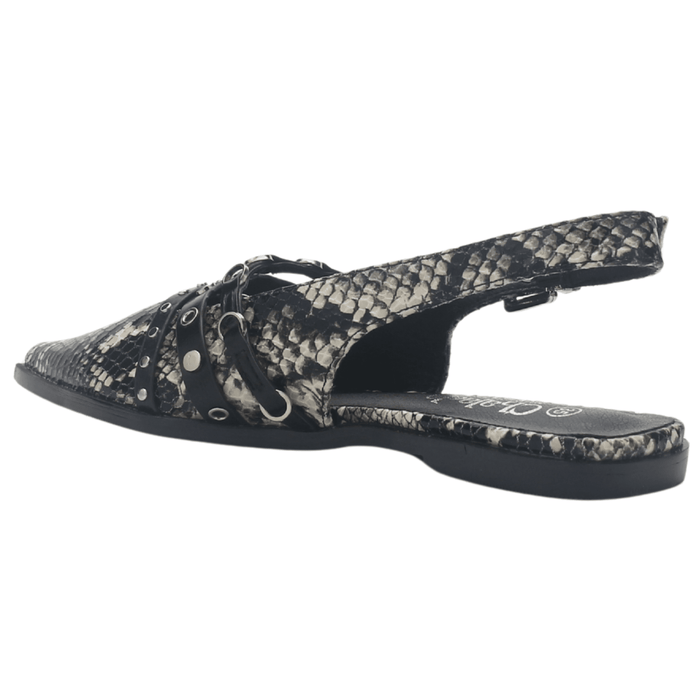 Ballerina Negro Mujer Casual Chalada Flat-1 Ballerinas Chalada