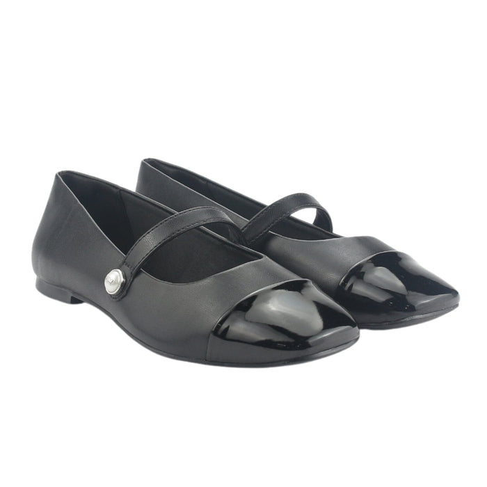 Ballerina Via Marte Mujer 143-008-01 Negro Casual Ballerinas Via Marte