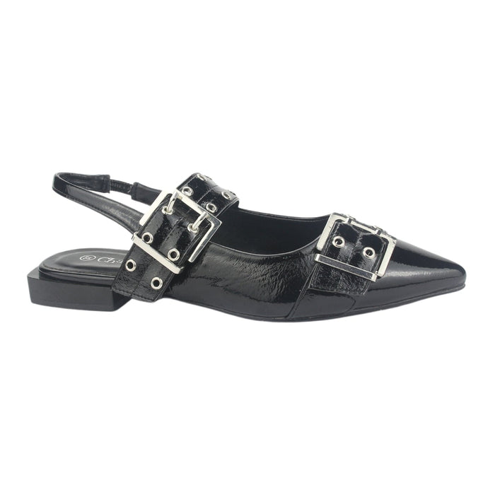 Ballerinas Mujer Negro Casuales Chalada Slik-1 Ballerinas Chalada