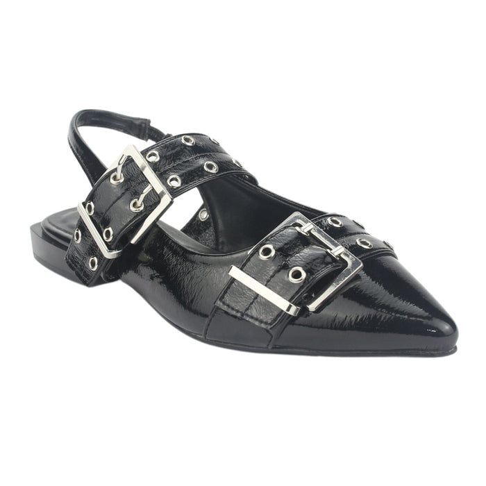 Ballerinas Mujer Negro Casuales Chalada Slik-1 Ballerinas Chalada