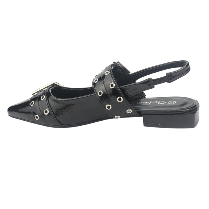 Ballerinas Mujer Negro Casuales Chalada Slik-1 Ballerinas Chalada