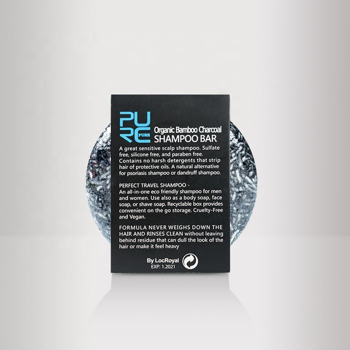 Bamboo Charcoal Shampoo Bar – Clarifying Cleanse