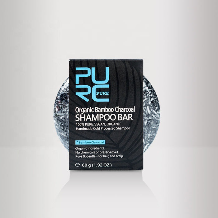 Bamboo Charcoal Shampoo Bar – Clarifying Cleanse
