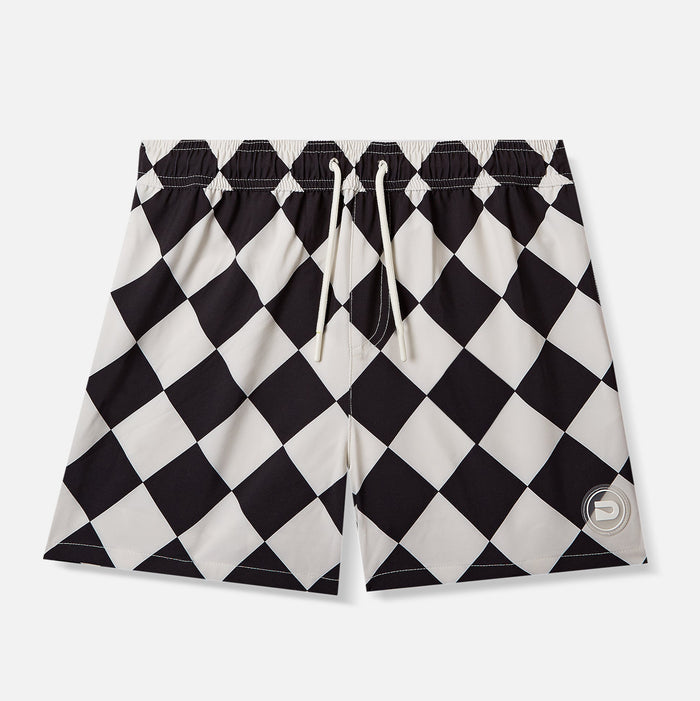 BEACH GRID- SWIM SHORTS