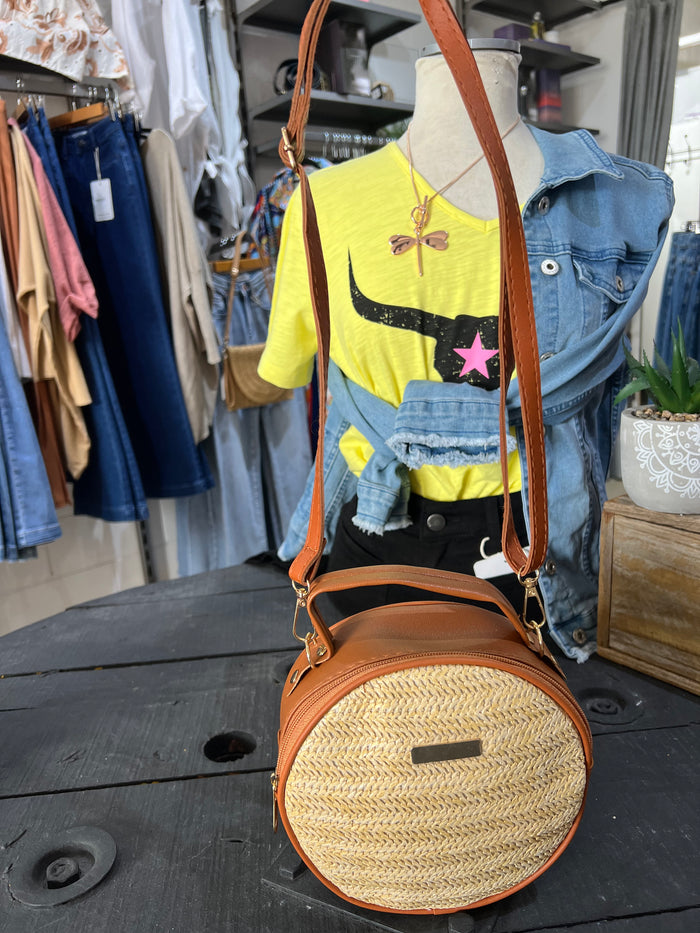 Beetie Round Bag - Tan