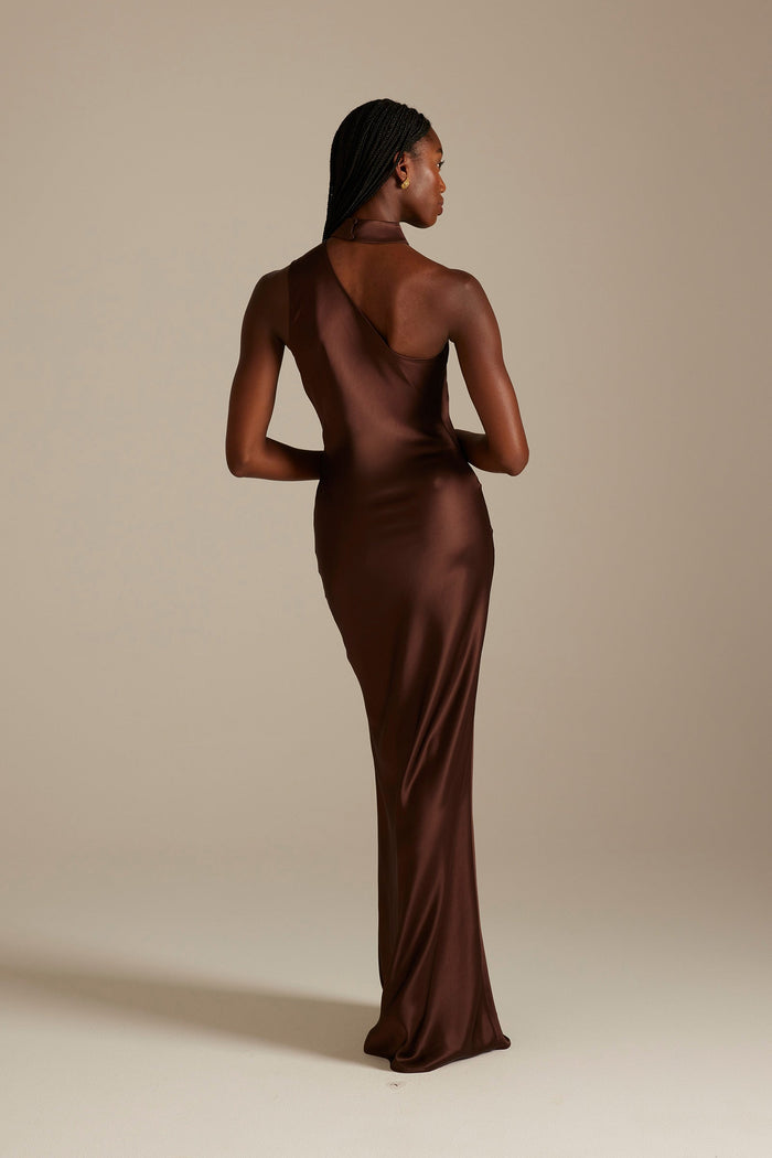 Billie Espresso Back Shot Bridesmaid Dress_XS_