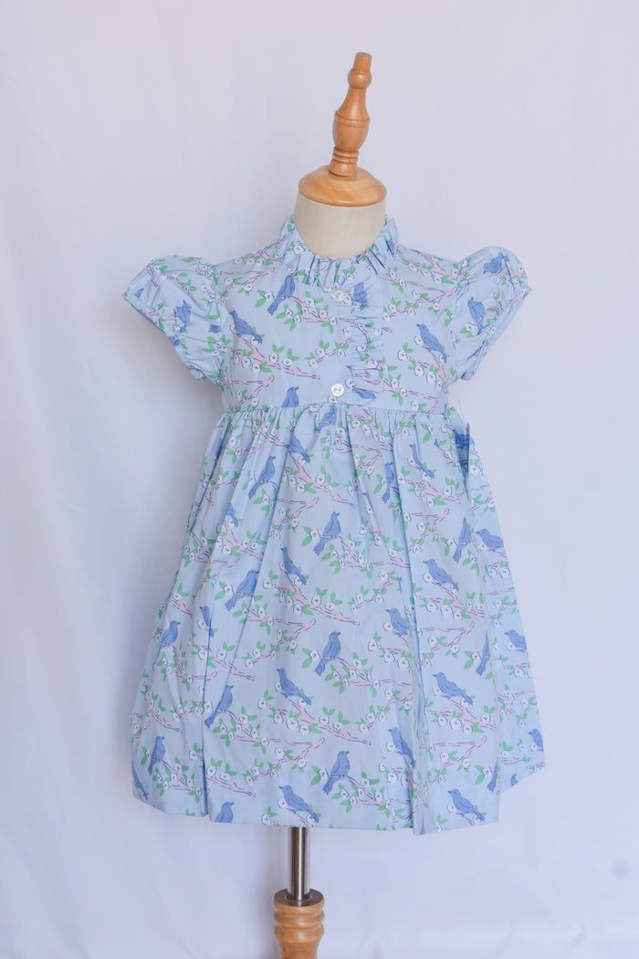 Birdie Dress-Cherry Blossoms