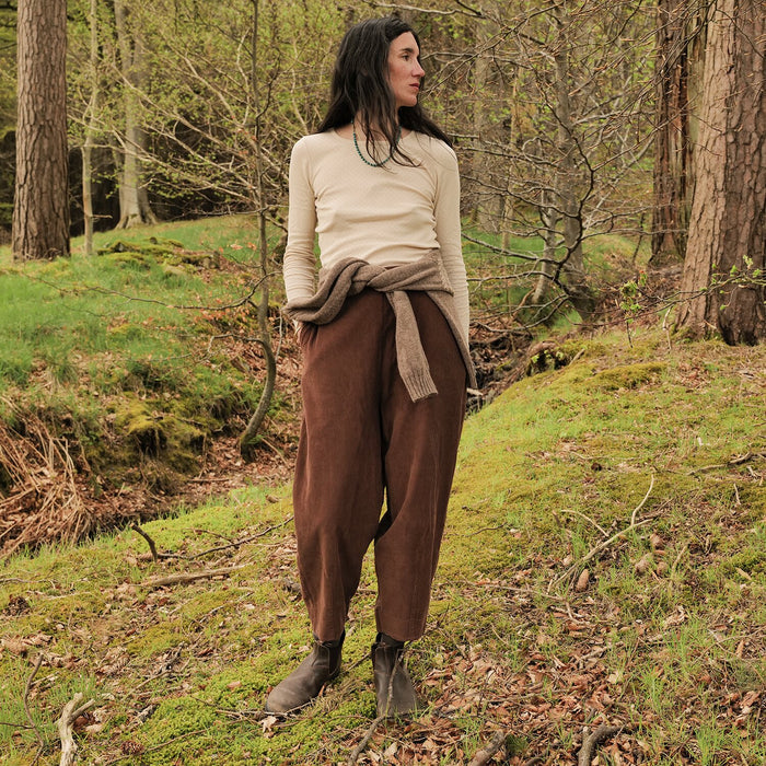 Blackthorn Women's Trousers - Cotton Corduroy - Squirrel