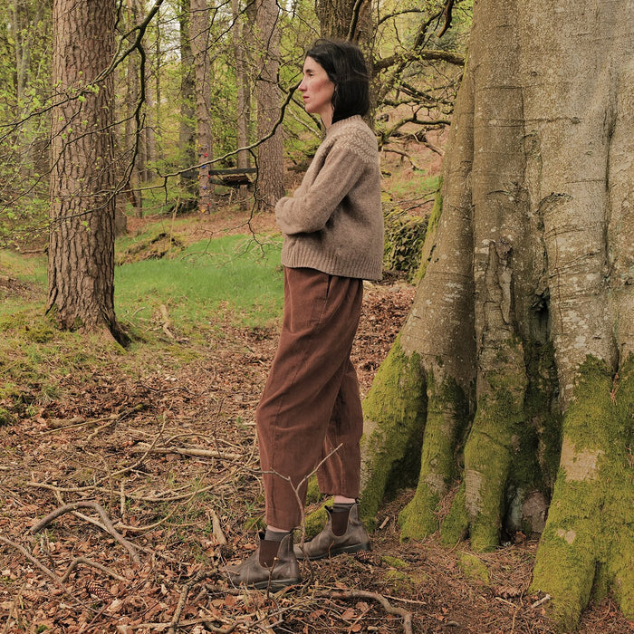Blackthorn Women's Trousers - Cotton Corduroy - Squirrel