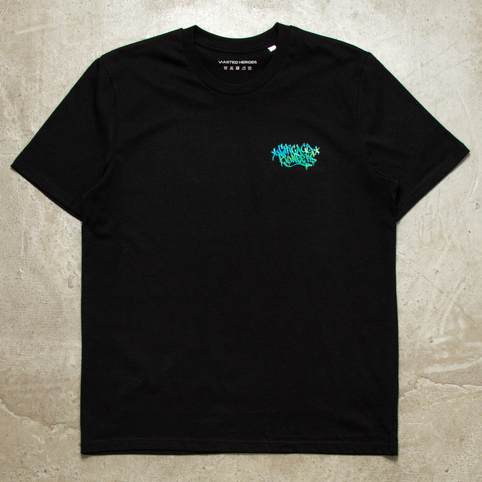 Blue Chicago Pioneers Back Print - Tshirt - Black