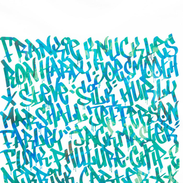 Blue Chicago Pioneers Back Print - Tshirt - White