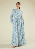 Blue Flower Maxi