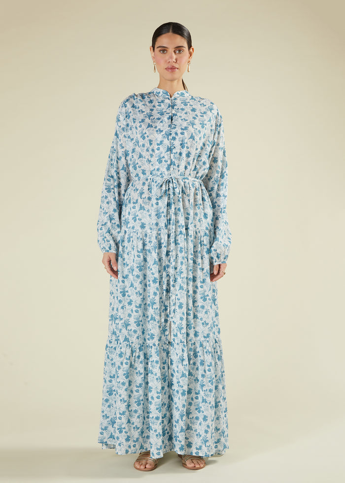 Blue Flower Maxi