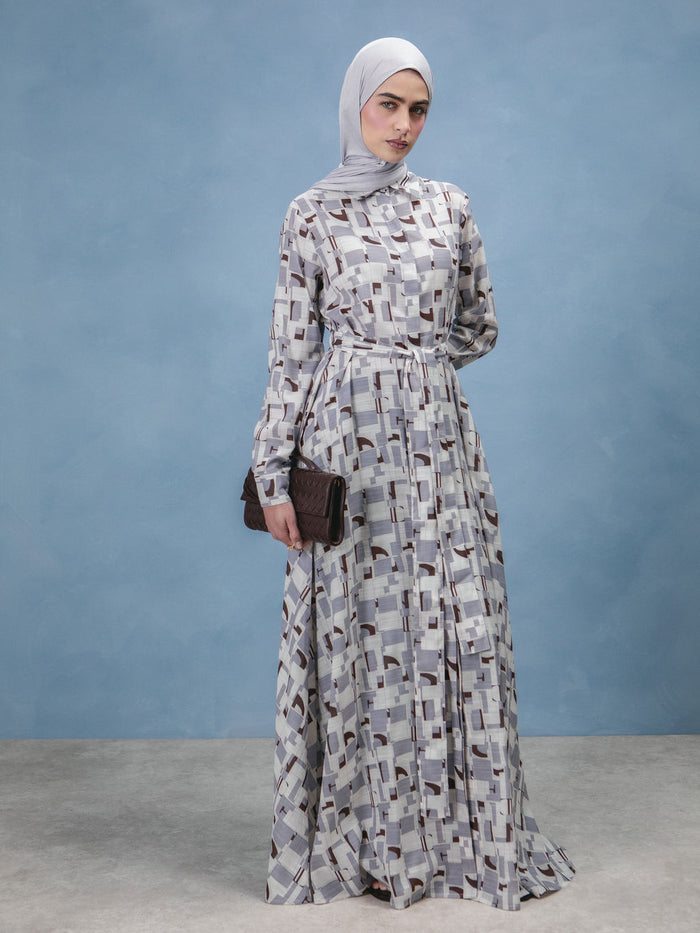 Blue Retro Maxi