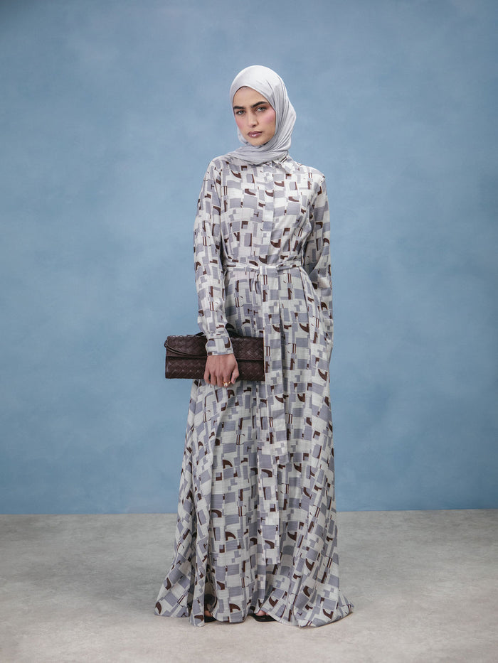 Blue Retro Maxi