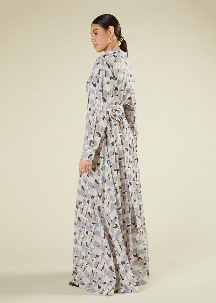 Blue Retro Maxi