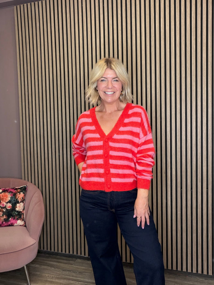 Blush Cardigan (Poinsettia)