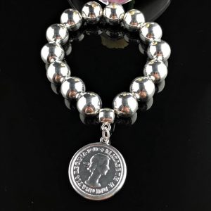 Bobby Coin Bracelet - Silver