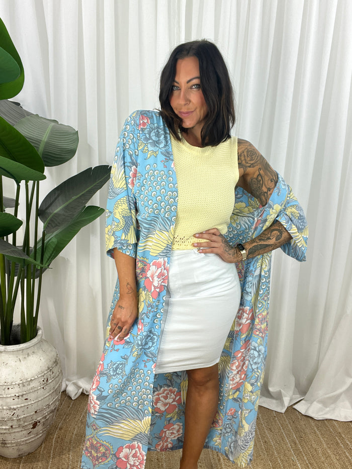 Bodhi Kimono- Baby Blue