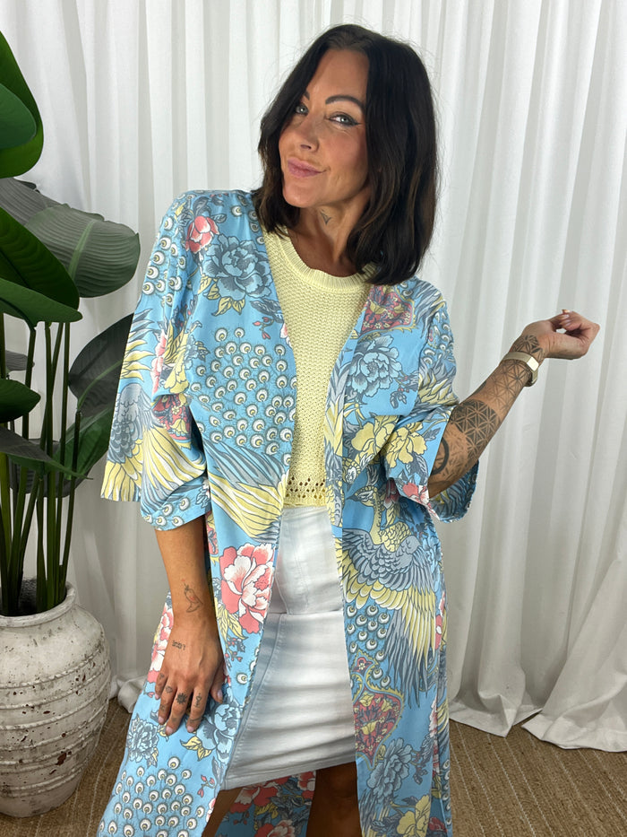 Bodhi Kimono- Baby Blue