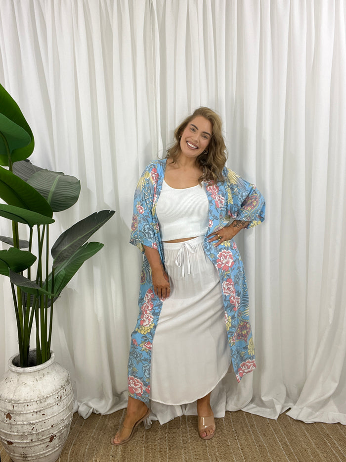 Bodhi Kimono- Baby Blue